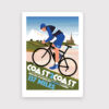 Coast to Coast cycling poster