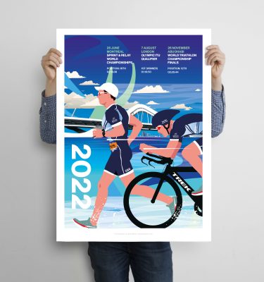 Triathlon poster