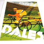 Cycling print Yorkshire