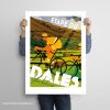 Cycling print Yorkshire