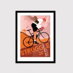 Cycling poster, Lake District