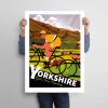 Yorkshire cycling poster