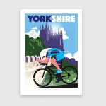 York, Yorkshire cycling poster